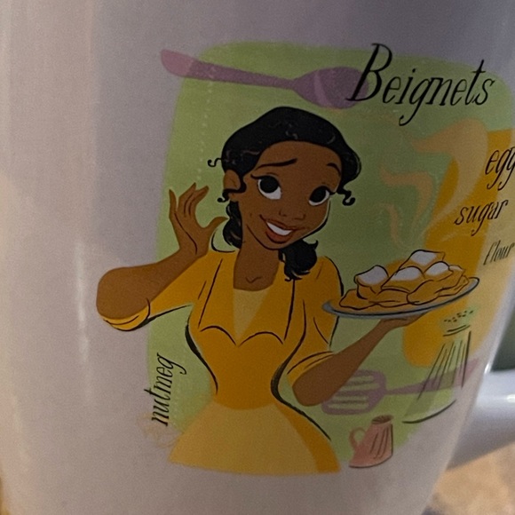 Princess Tiana Beignets Tea Coffee Mug Cup with Spoon NWT - Picture 4 of 10